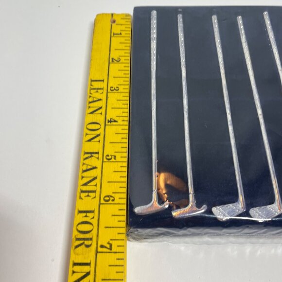 Silverplated Golf-Themed Drink Stirrers - Set Of 6 By International Silver Compa - Picture 8 of 8